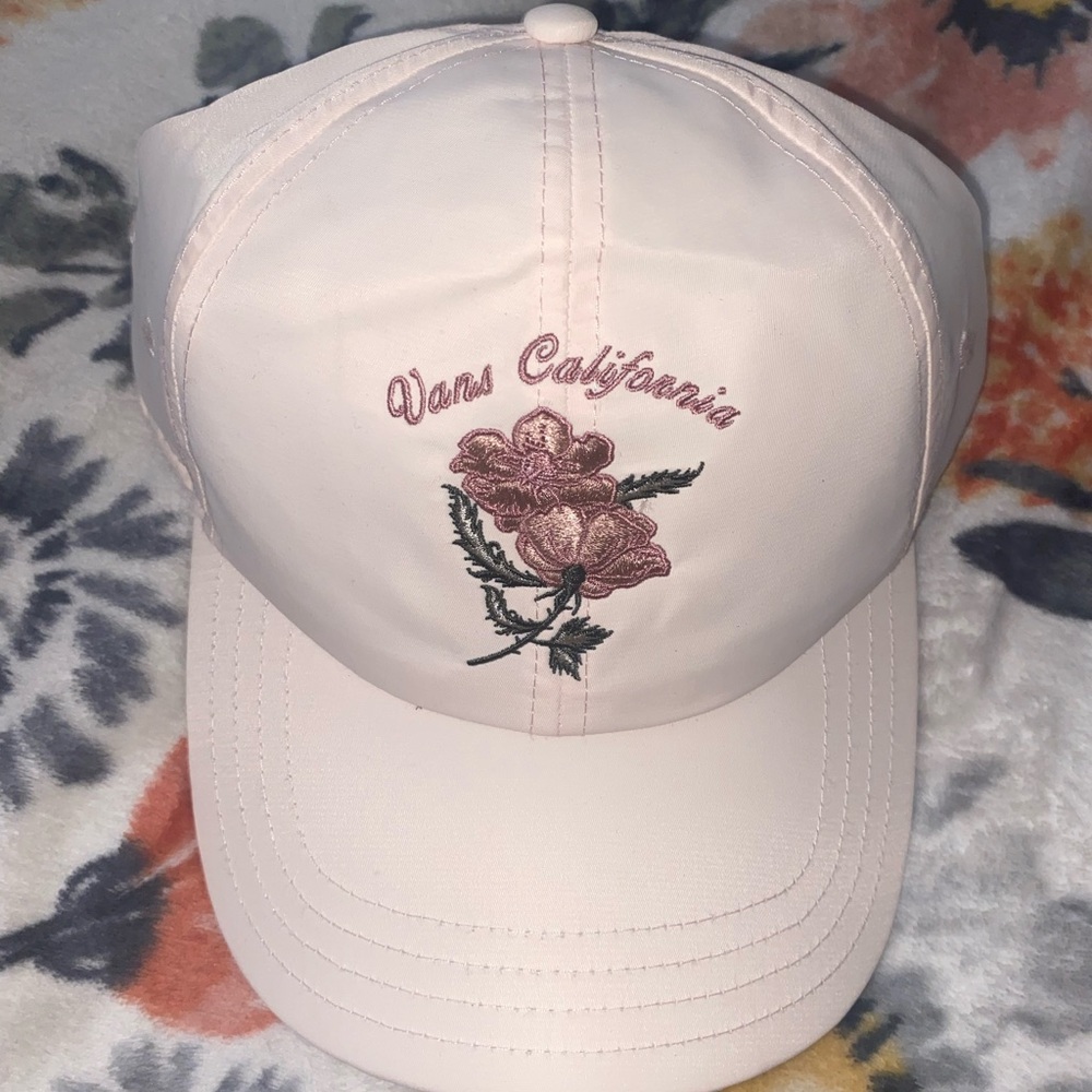Vans Blush Pink Floral Cap